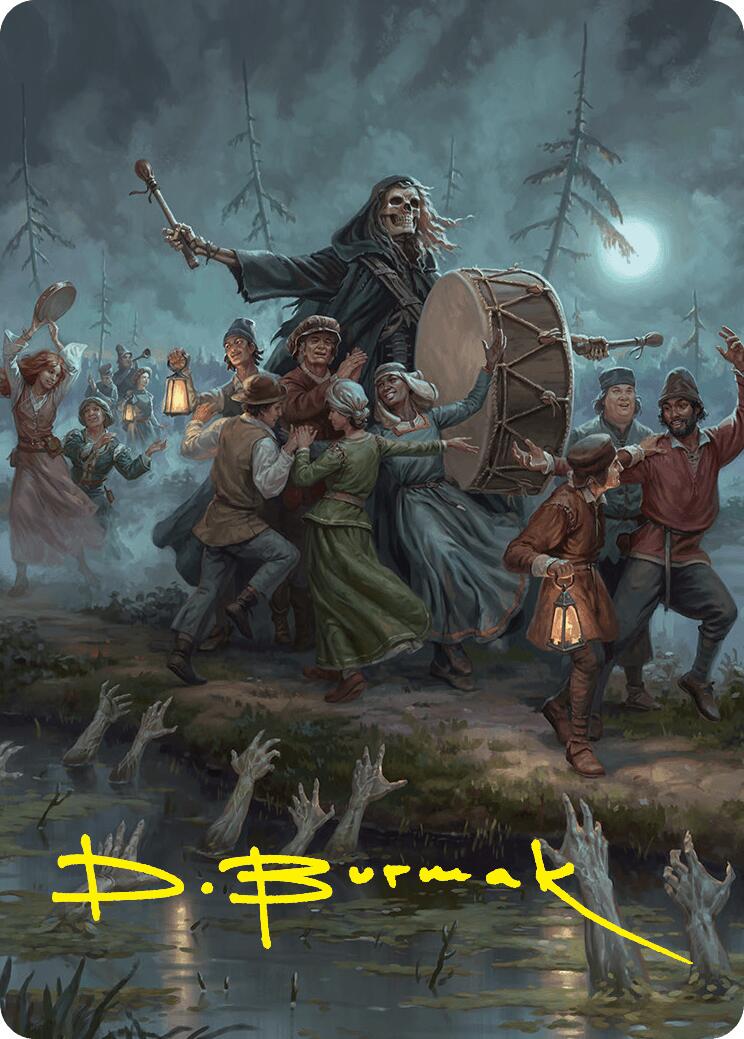 Blasphemous Edict Art Card (35/54) (Gold-Stamped Signature) [Foundations Art Series] | Impulse Games and Hobbies
