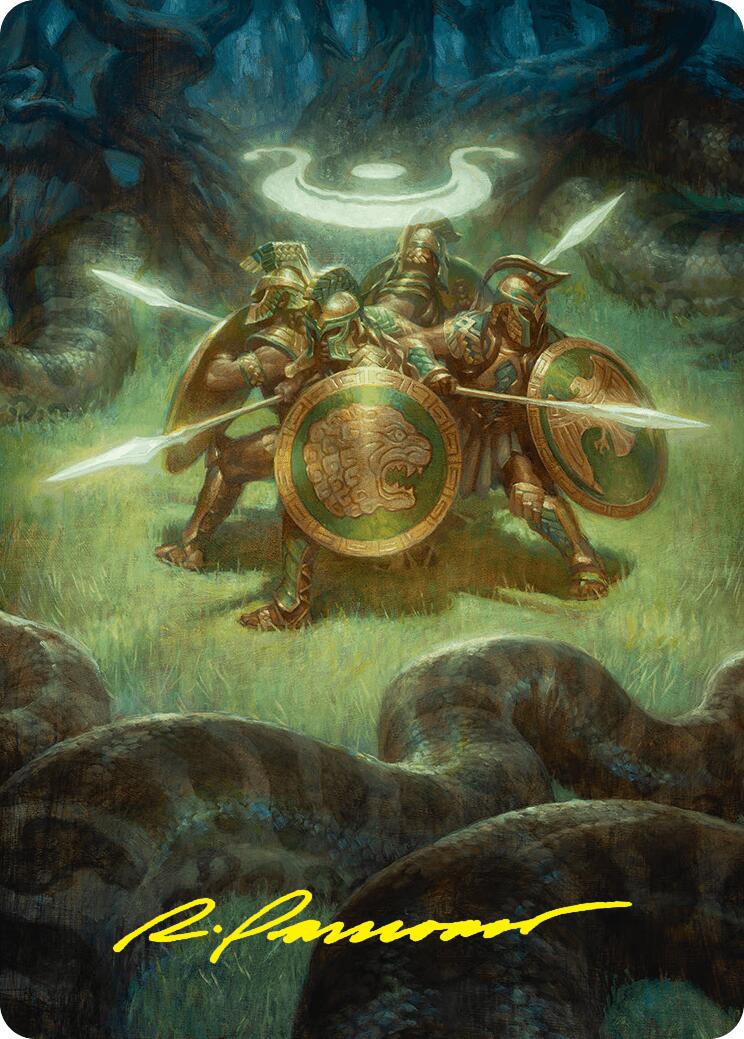 Anthem of Champions Art Card (47/54) (Gold-Stamped Signature) [Foundations Art Series] | Impulse Games and Hobbies