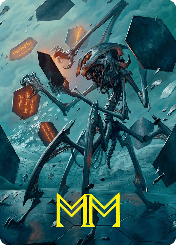 Scrawling Crawler Art Card (50/54) (Gold-Stamped Signature) [Foundations Art Series] | Impulse Games and Hobbies