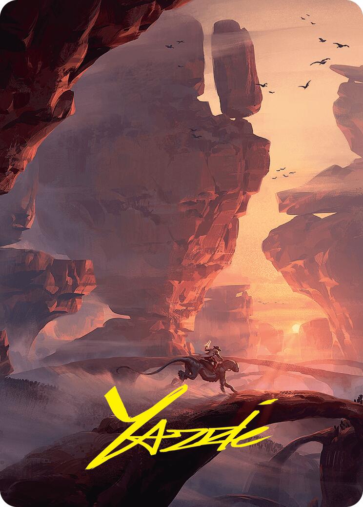 Mountain Art Card (24/54) (Gold-Stamped Signature) [Foundations Art Series] | Impulse Games and Hobbies