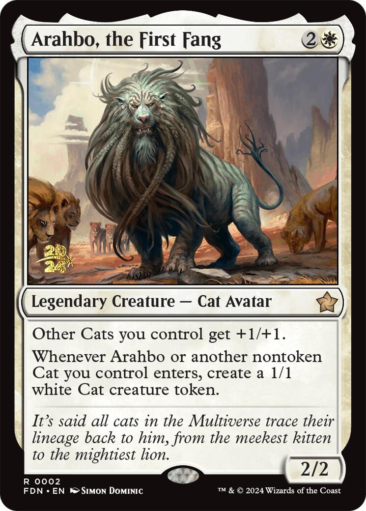 Arahbo, the First Fang [Foundations Prerelease Promos] | Impulse Games and Hobbies