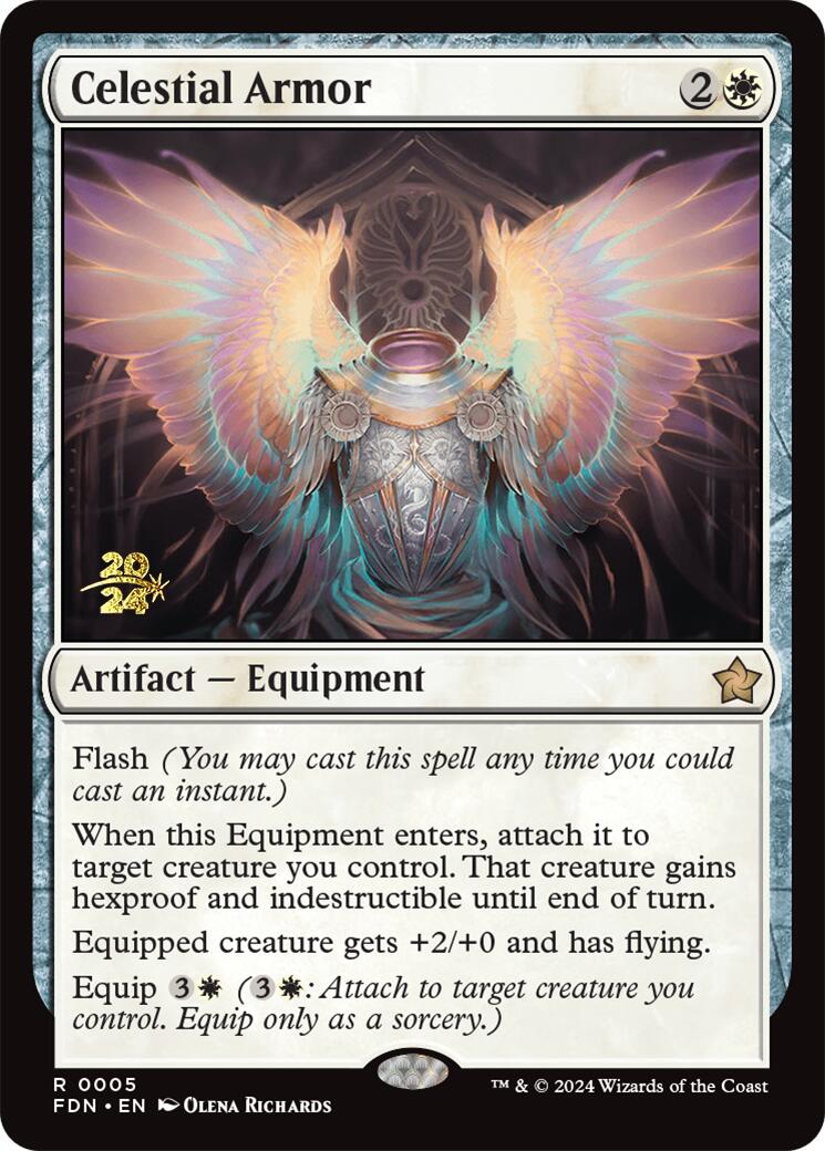 Celestial Armor [Foundations Prerelease Promos] | Impulse Games and Hobbies