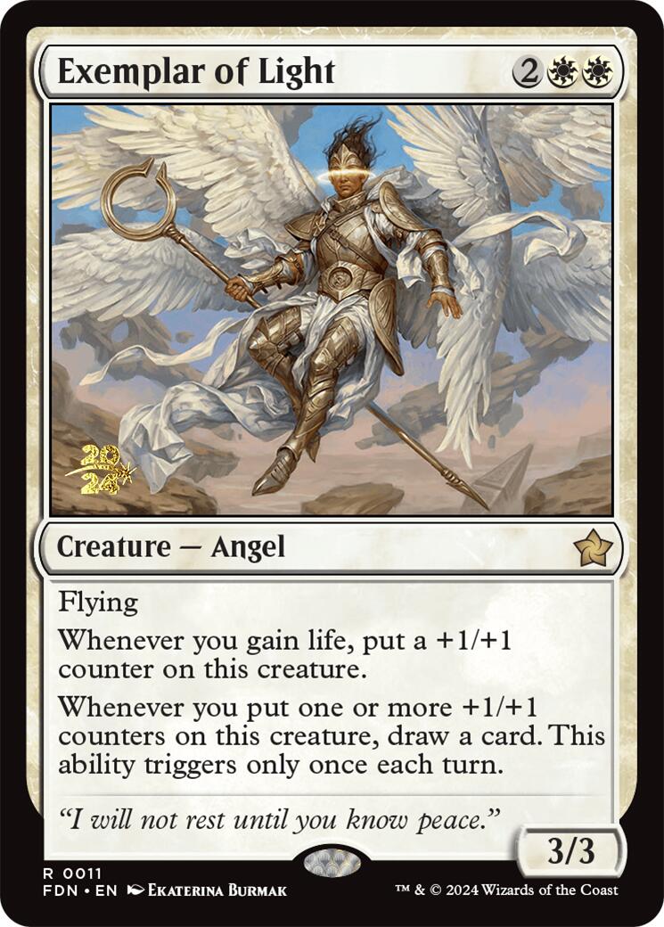 Exemplar of Light [Foundations Prerelease Promos] | Impulse Games and Hobbies