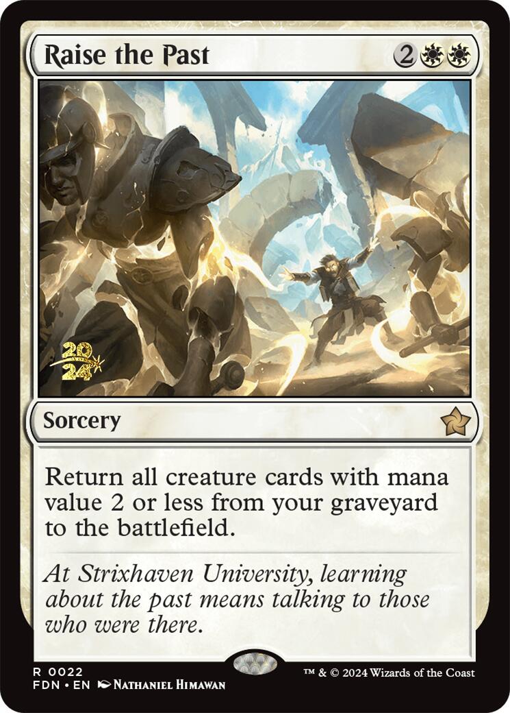 Raise the Past [Foundations Prerelease Promos] | Impulse Games and Hobbies
