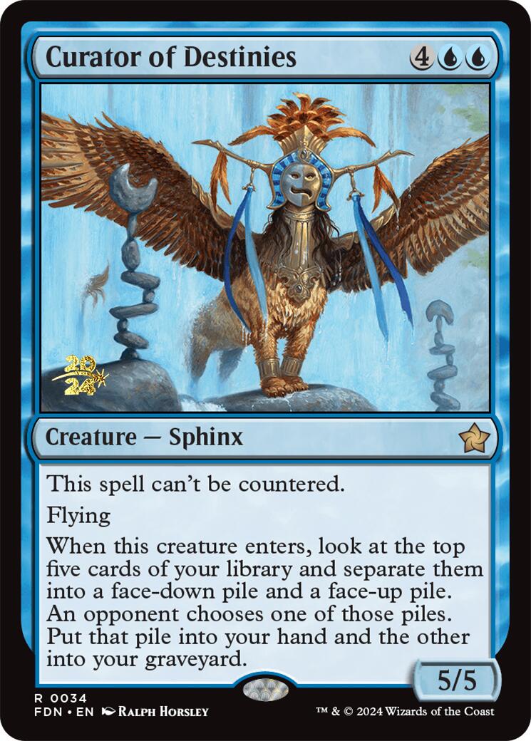 Curator of Destinies [Foundations Prerelease Promos] | Impulse Games and Hobbies