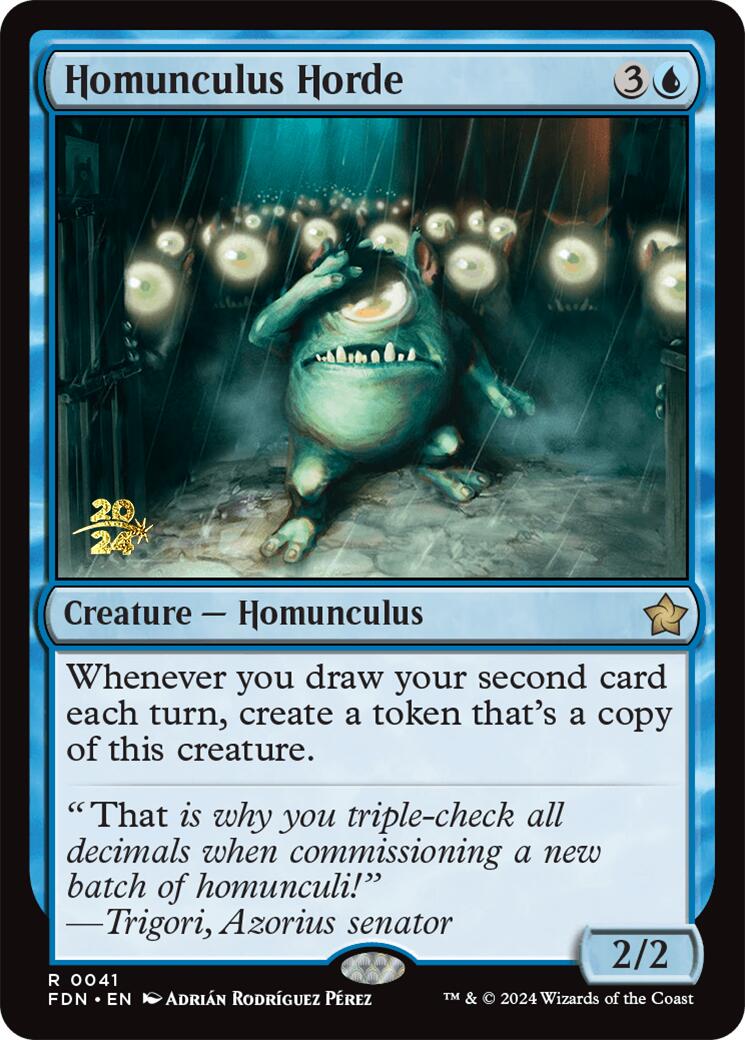 Homunculus Horde [Foundations Prerelease Promos] | Impulse Games and Hobbies