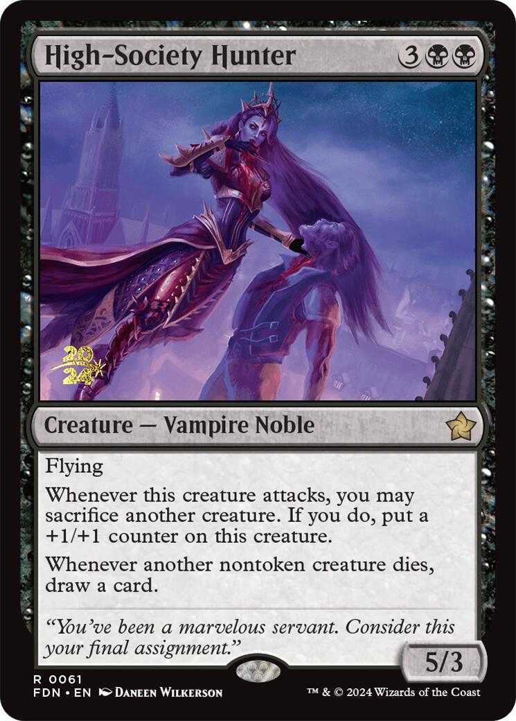 High-Society Hunter [Foundations Prerelease Promos] | Impulse Games and Hobbies