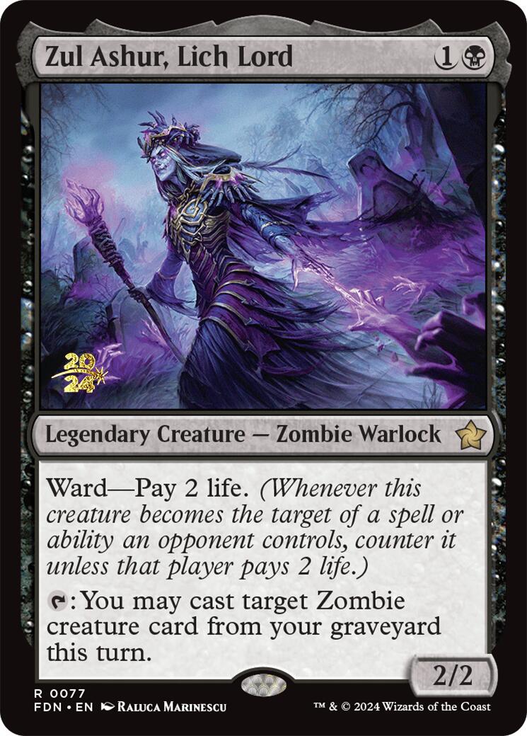 Zul Ashur, Lich Lord [Foundations Prerelease Promos] | Impulse Games and Hobbies