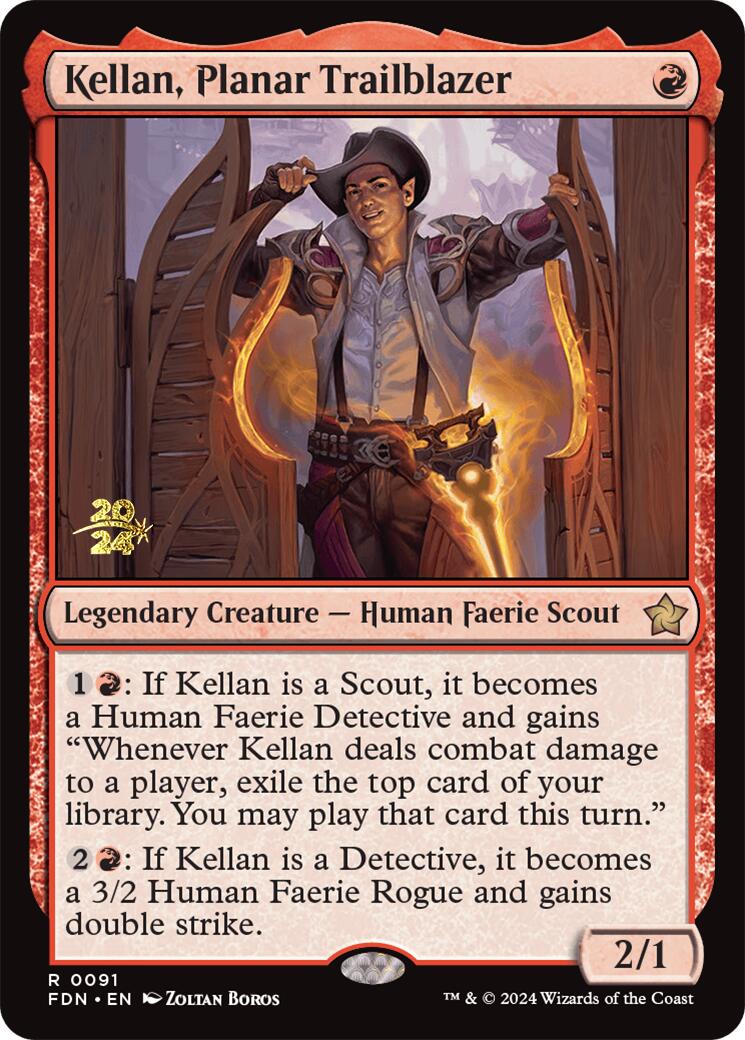 Kellan, Planar Trailblazer [Foundations Prerelease Promos] | Impulse Games and Hobbies
