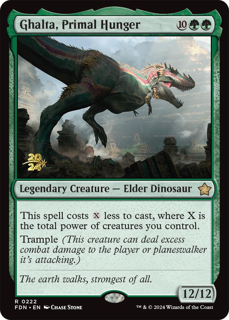 Ghalta, Primal Hunger [Foundations Prerelease Promos] | Impulse Games and Hobbies