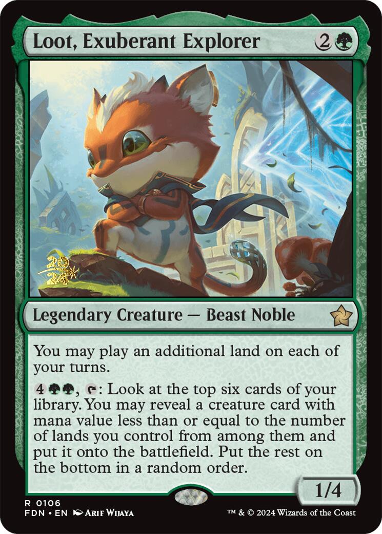 Loot, Exuberant Explorer [Foundations Prerelease Promos] | Impulse Games and Hobbies