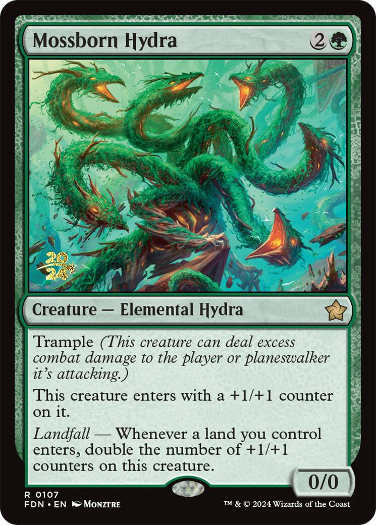 Mossborn Hydra [Foundations Prerelease Promos] | Impulse Games and Hobbies
