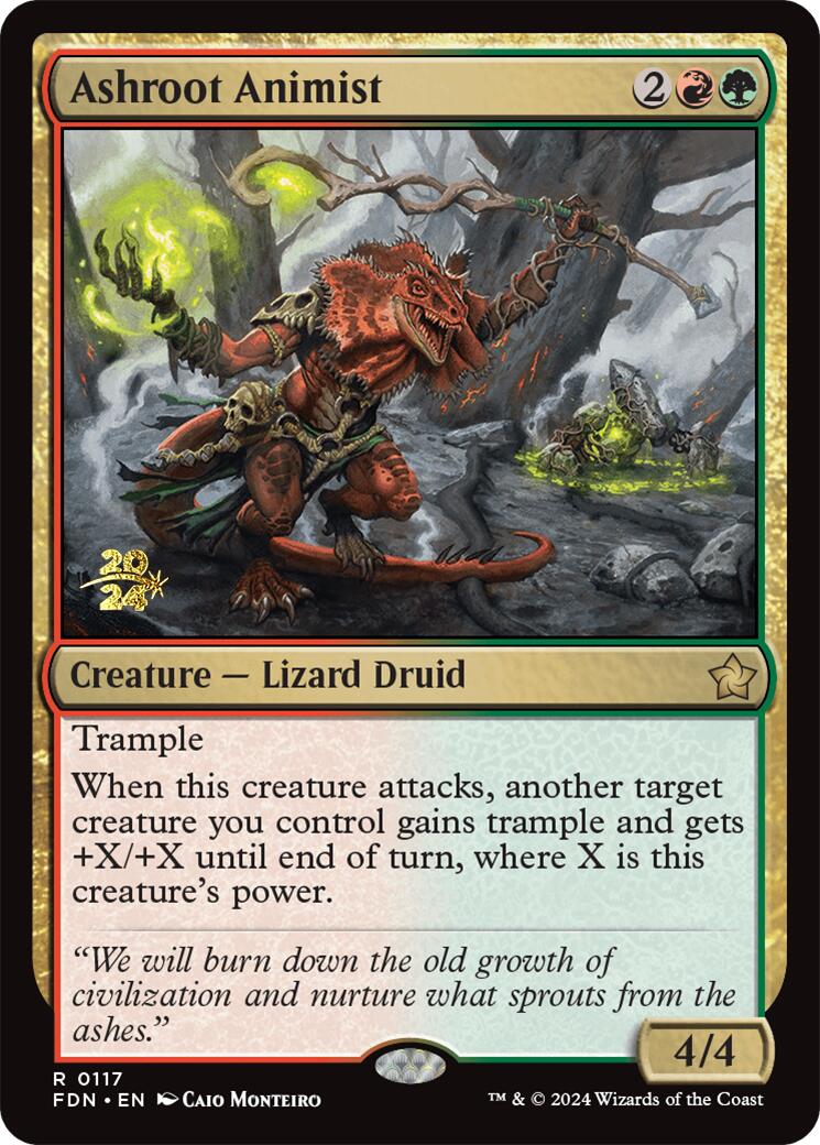 Ashroot Animist [Foundations Prerelease Promos] | Impulse Games and Hobbies