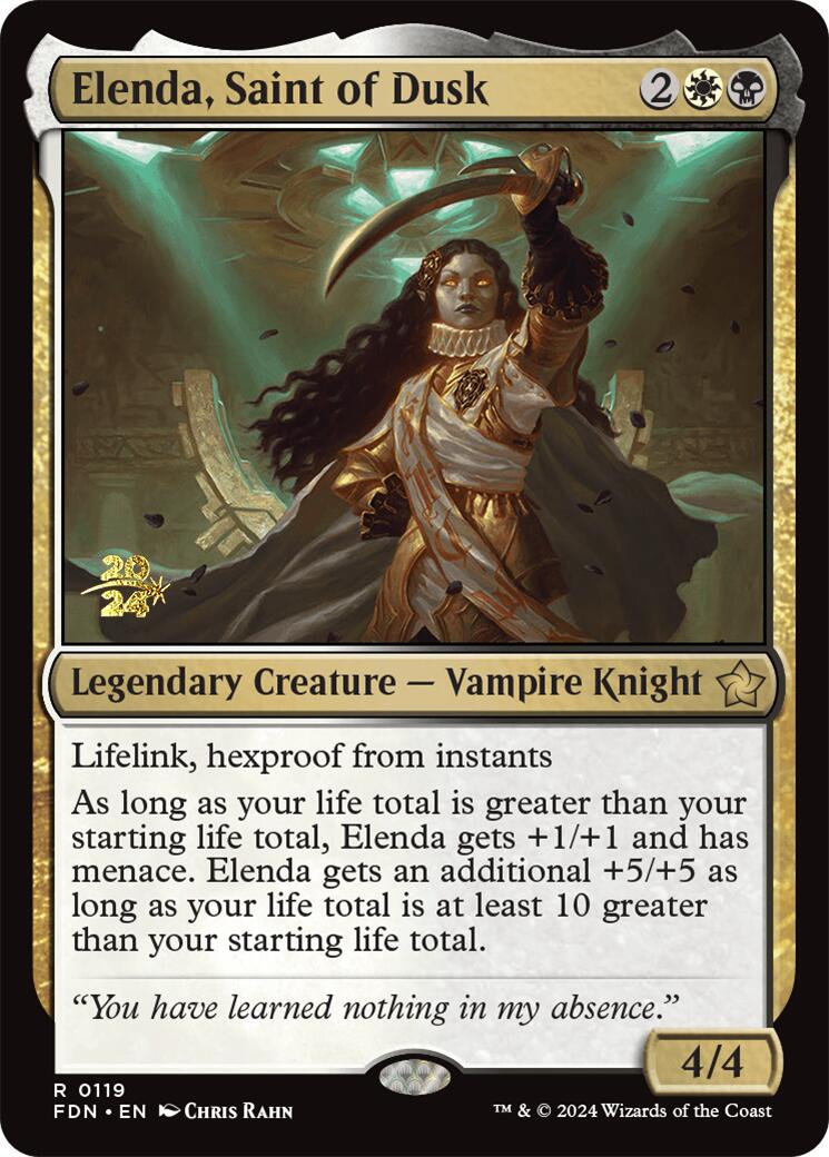 Elenda, Saint of Dusk [Foundations Prerelease Promos] | Impulse Games and Hobbies