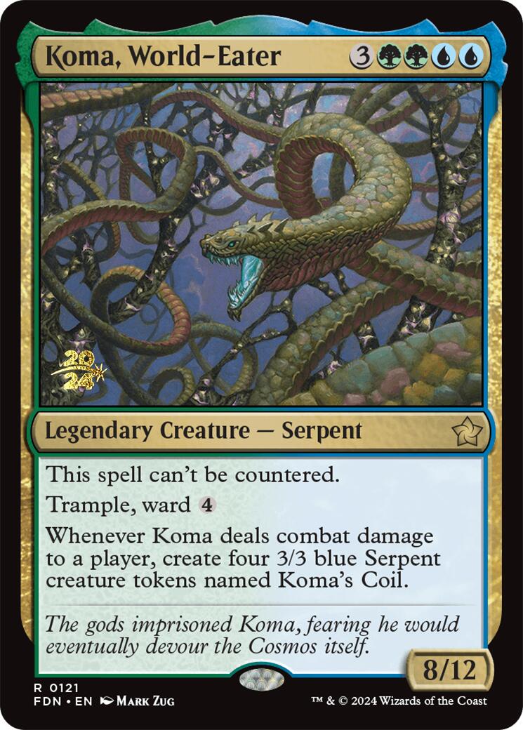 Koma, World-Eater [Foundations Prerelease Promos] | Impulse Games and Hobbies