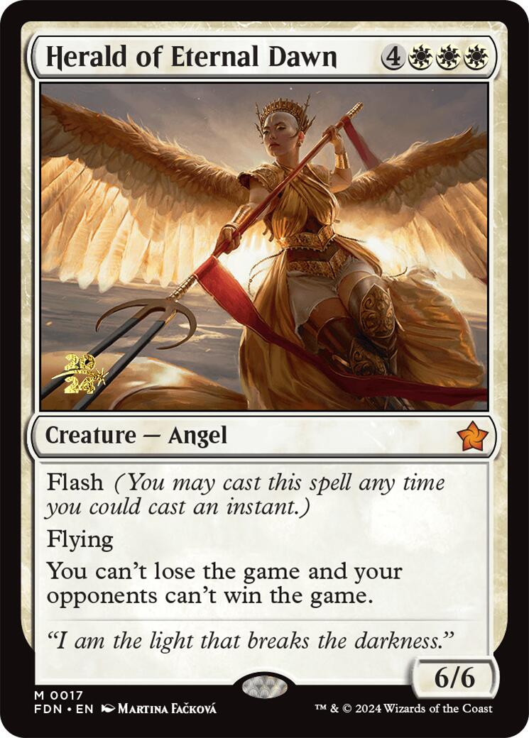 Herald of Eternal Dawn [Foundations Prerelease Promos] | Impulse Games and Hobbies