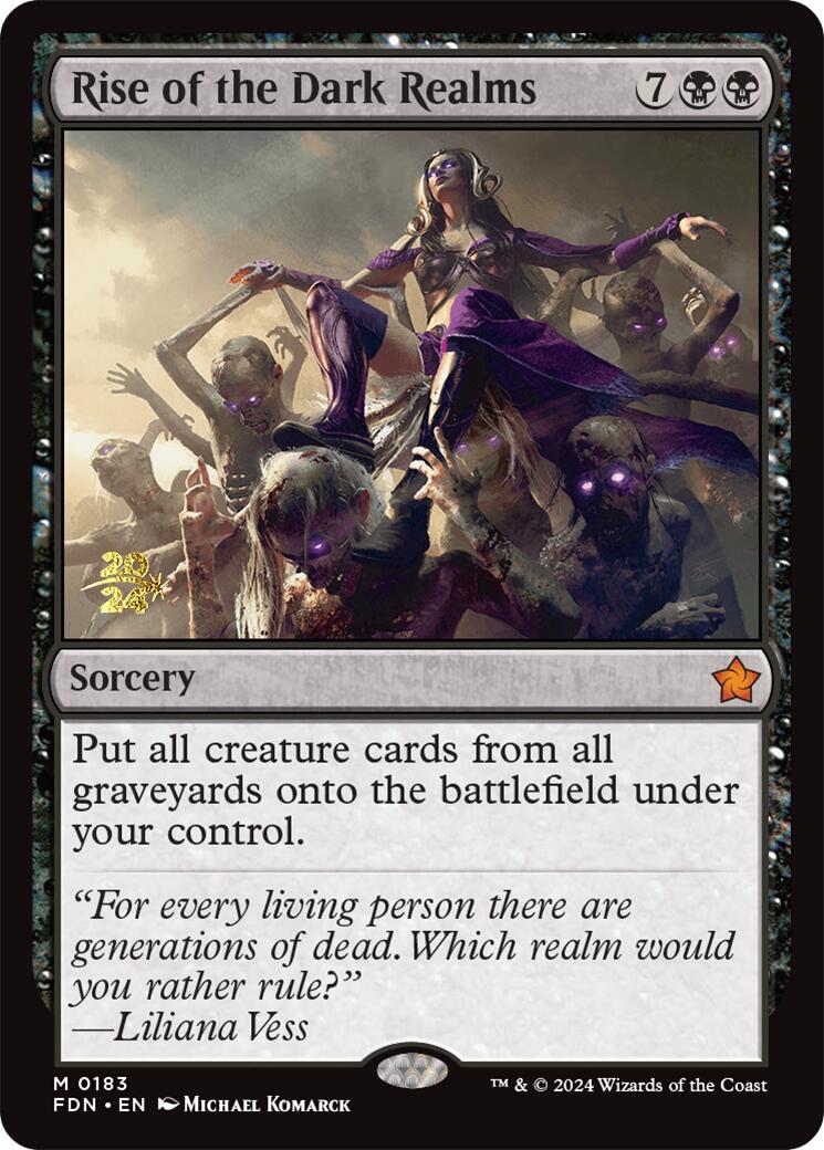 Rise of the Dark Realms [Foundations Prerelease Promos] | Impulse Games and Hobbies