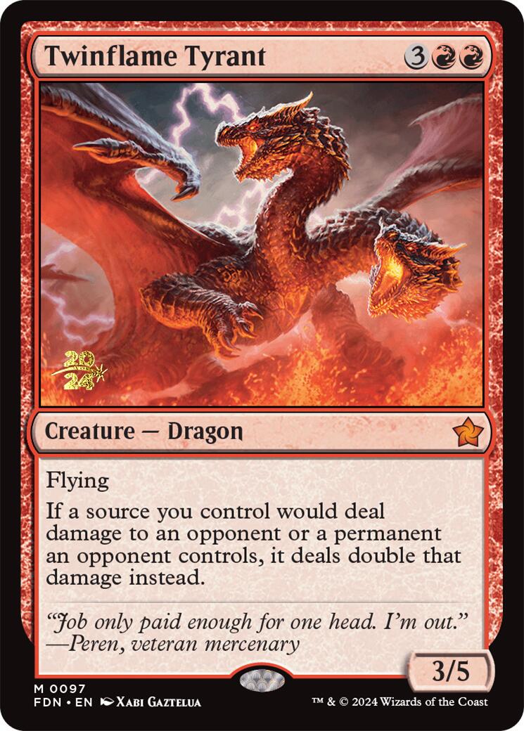 Twinflame Tyrant [Foundations Prerelease Promos] | Impulse Games and Hobbies