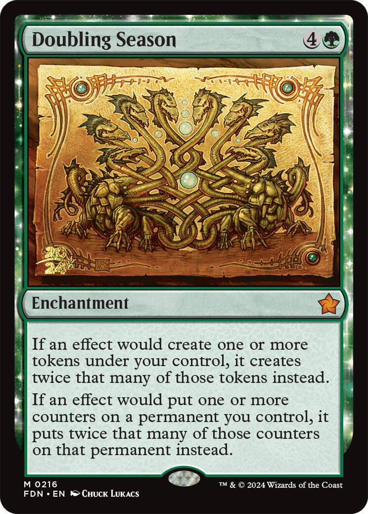 Doubling Season [Foundations Prerelease Promos] | Impulse Games and Hobbies