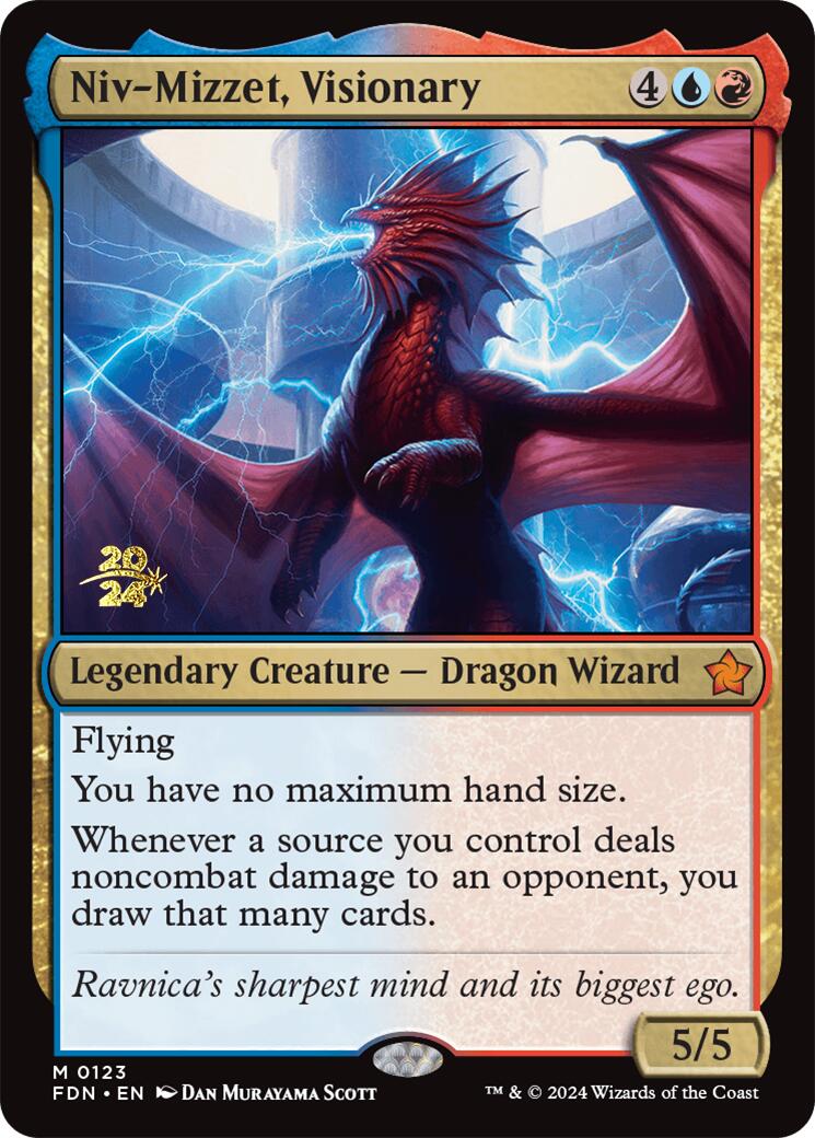 Niv-Mizzet, Visionary [Foundations Prerelease Promos] | Impulse Games and Hobbies