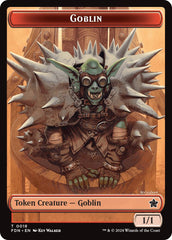 Goblin // Zombie Doubled-Sided Token [Foundations Tokens] | Impulse Games and Hobbies