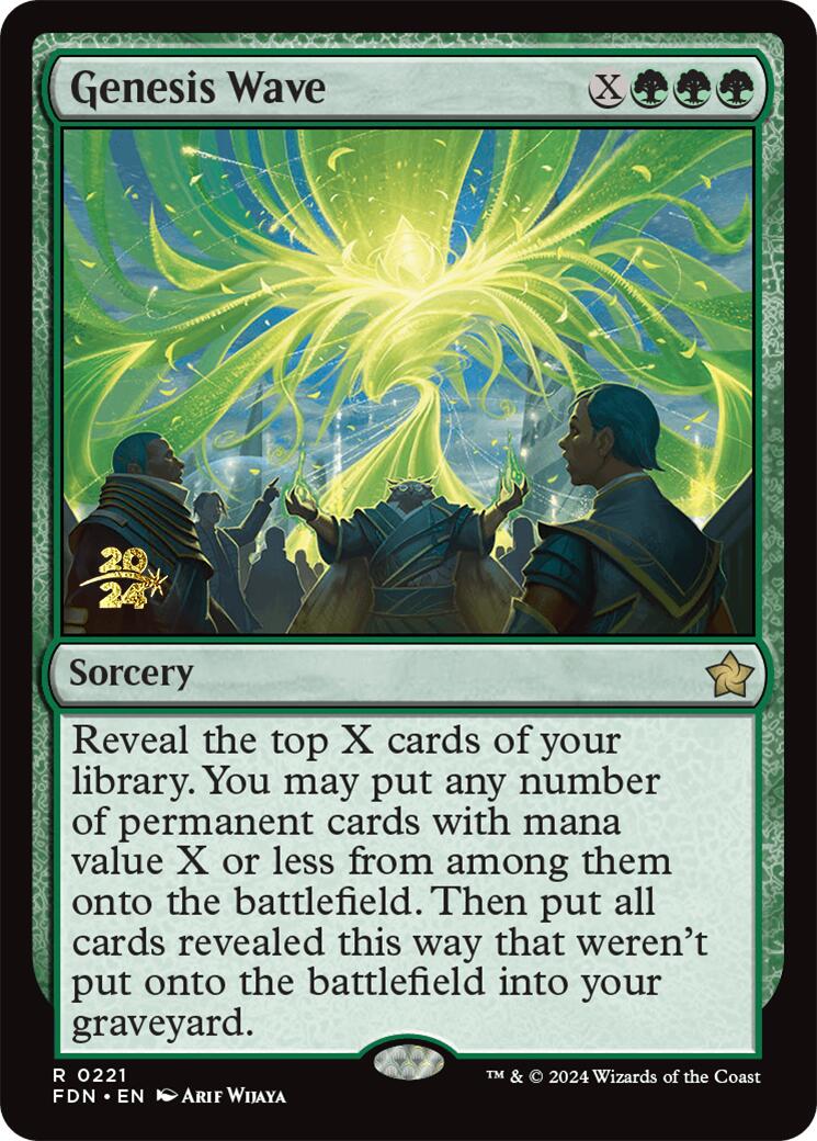 Genesis Wave [Foundations Prerelease Promos] | Impulse Games and Hobbies