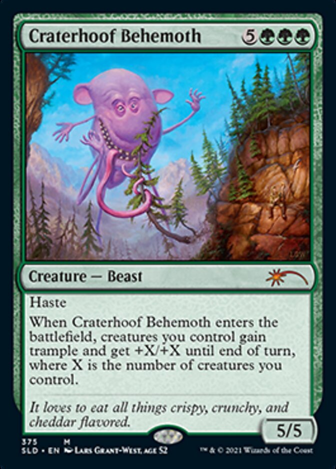 Craterhoof Behemoth (375) [Secret Lair Drop Series] | Impulse Games and Hobbies