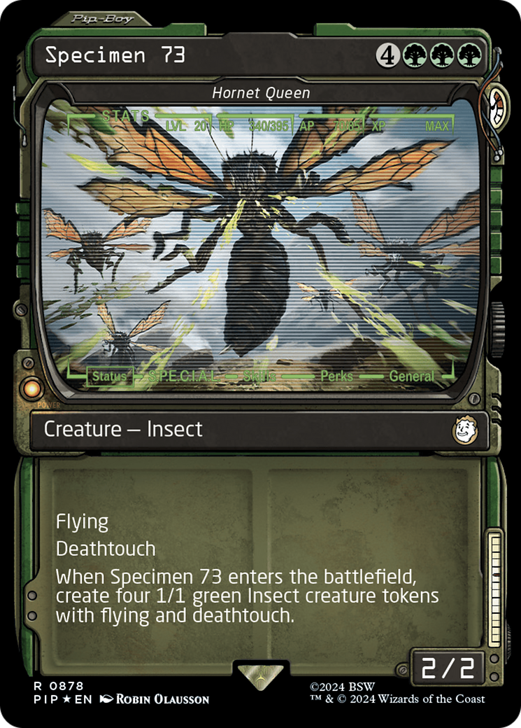 Specimen 73 - Hornet Queen (Showcase) (Surge Foil) [Fallout] | Impulse Games and Hobbies