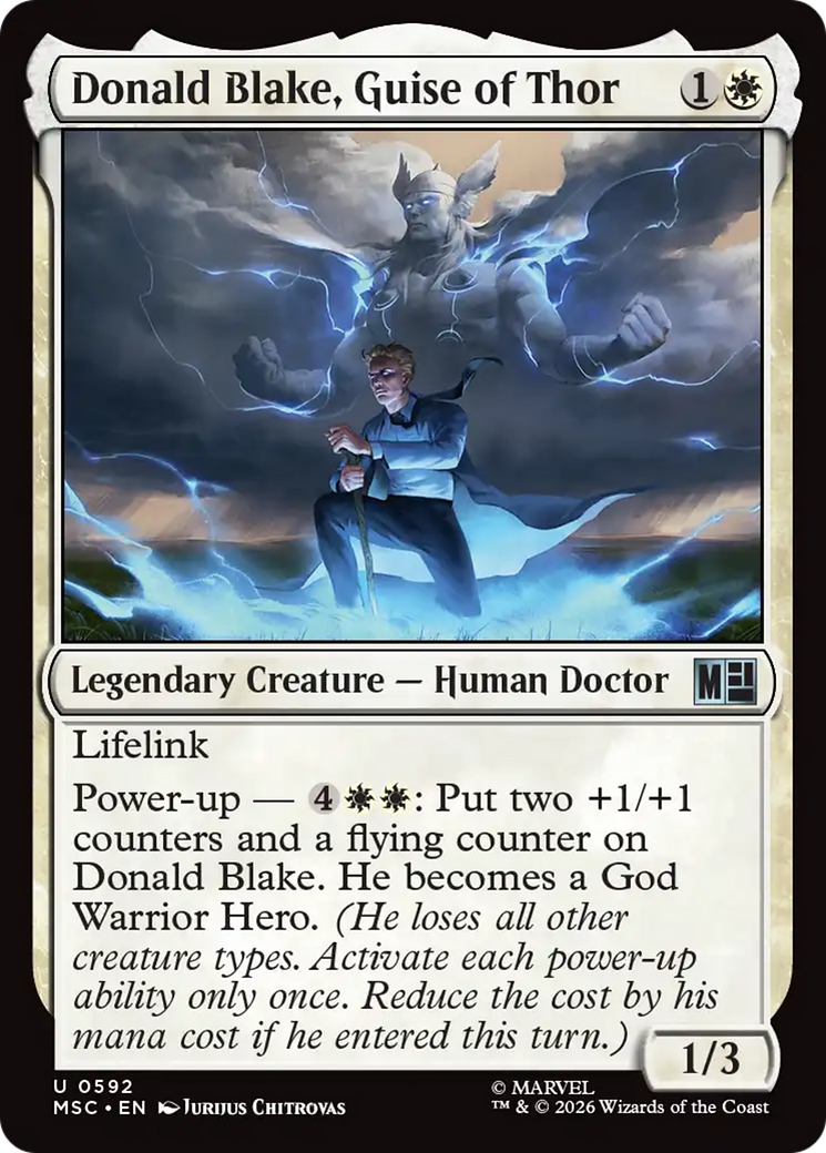 Donald Blake, Guise of Thor [Marvel Super Heroes Commander] | Impulse Games and Hobbies