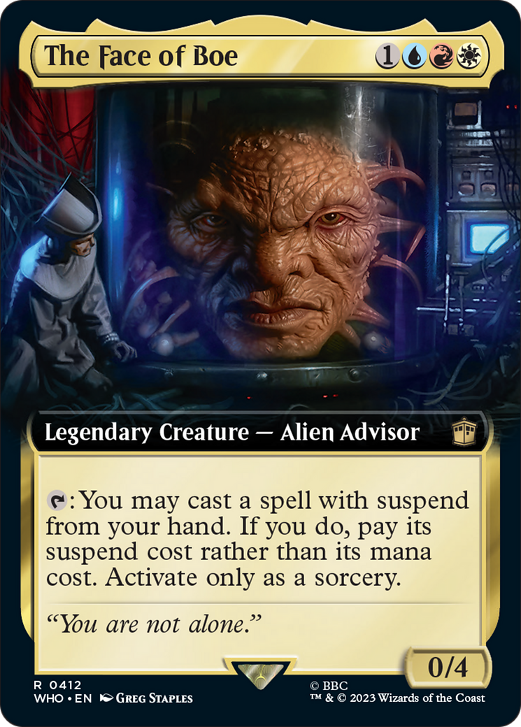 The Face of Boe (Extended Art) [Doctor Who] | Impulse Games and Hobbies