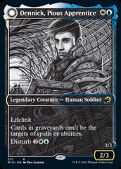 Dennick, Pious Apprentice // Dennick, Pious Apparition (Showcase Eternal Night) [Innistrad: Midnight Hunt] | Impulse Games and Hobbies