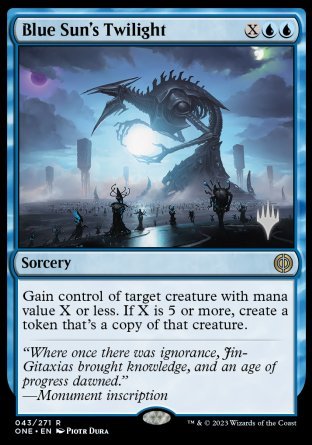 Blue Sun's Twilight (Promo Pack) [Phyrexia: All Will Be One Promos] | Impulse Games and Hobbies