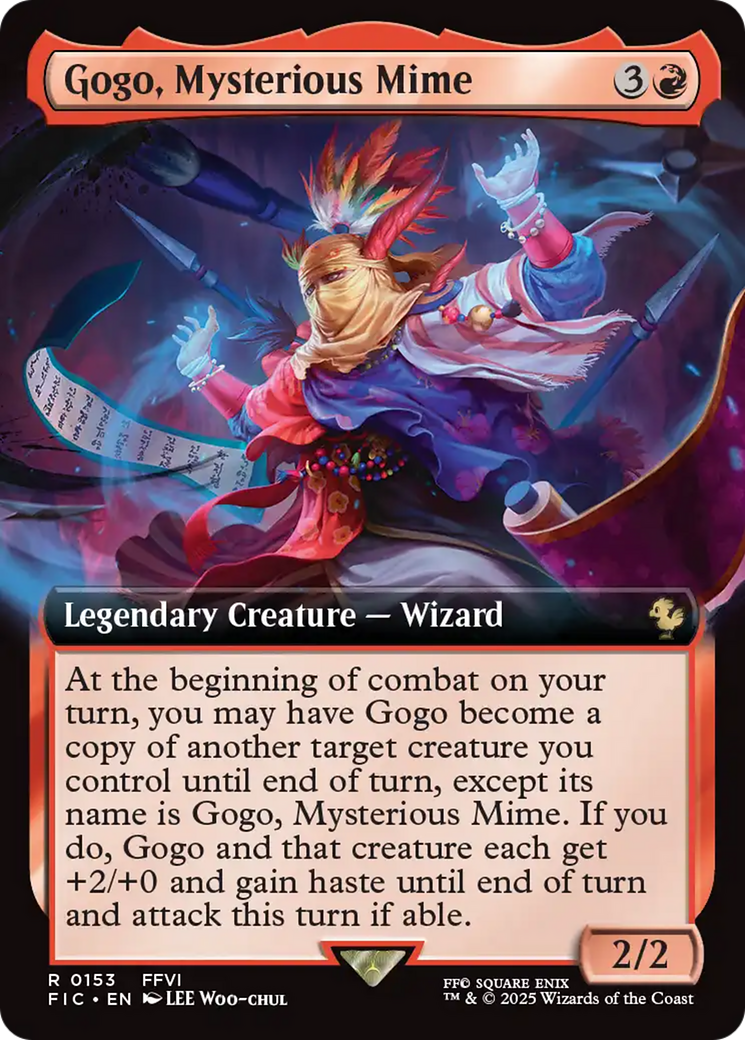 Gogo, Mysterious Mime (Extended Art) [FINAL FANTASY Commander] | Impulse Games and Hobbies