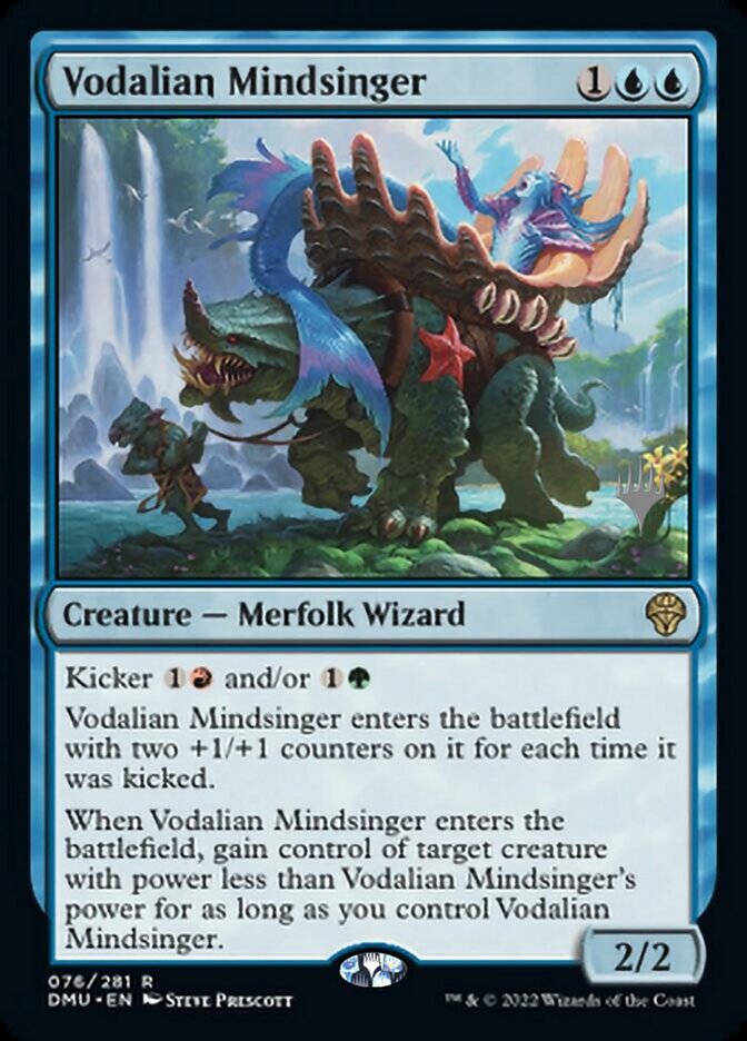 Vodalian Mindsinger (Promo Pack) [Dominaria United Promos] | Impulse Games and Hobbies