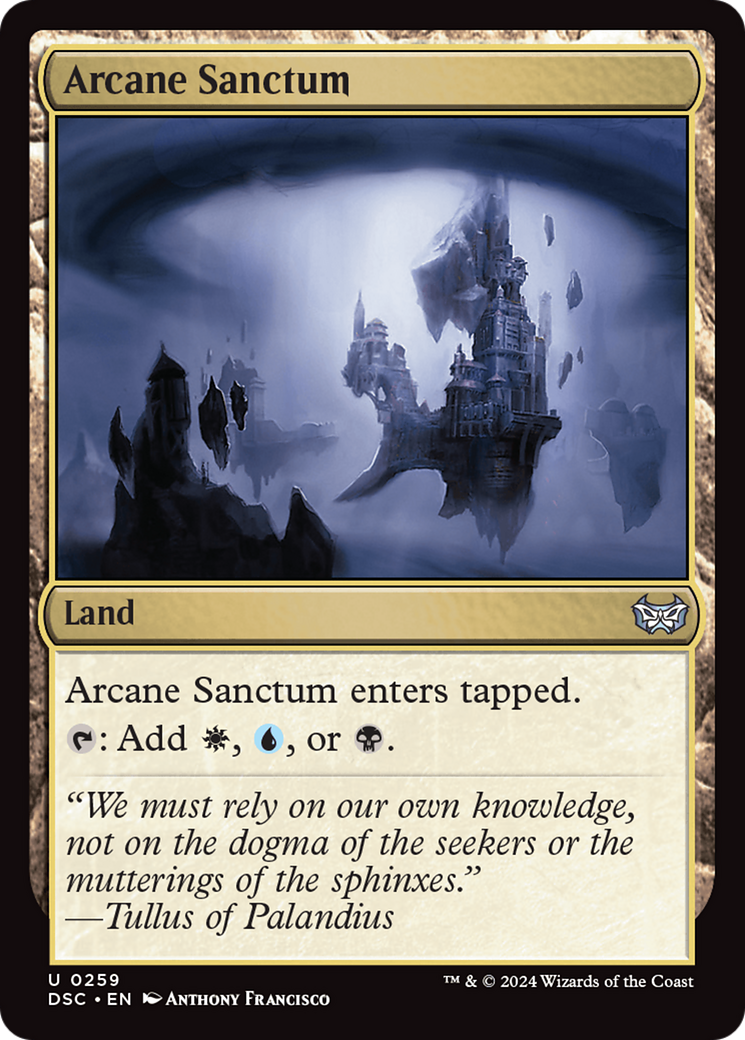 Arcane Sanctum [Duskmourn: House of Horror Commander] | Impulse Games and Hobbies