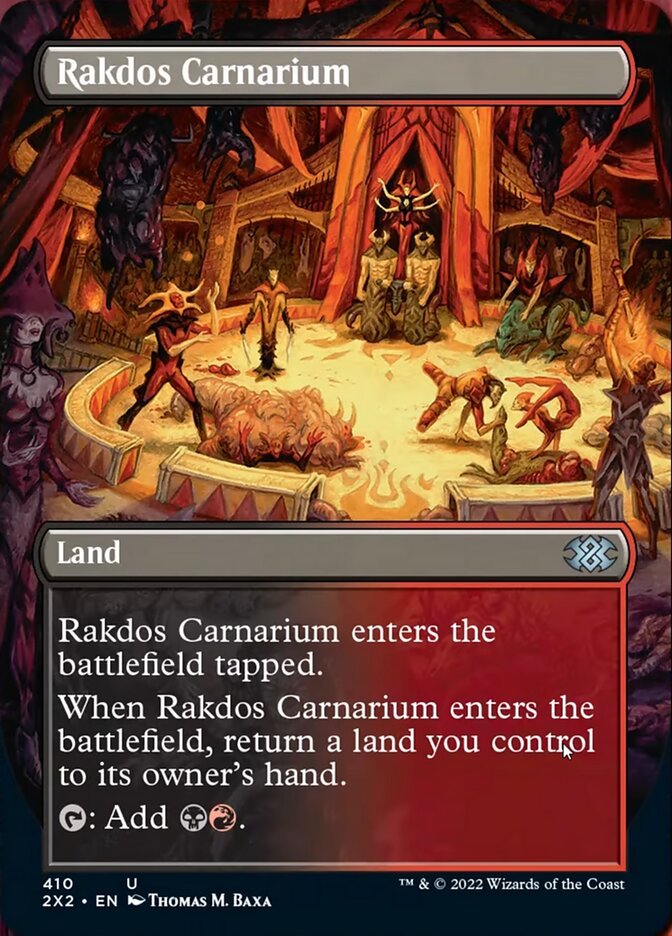 Rakdos Carnarium (Borderless Alternate Art) [Double Masters 2022] | Impulse Games and Hobbies
