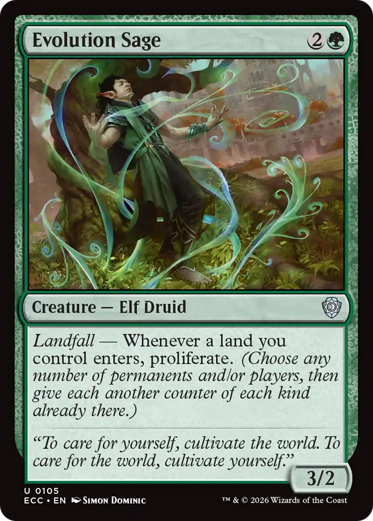 Evolution Sage [Lorwyn Eclipsed Commander] | Impulse Games and Hobbies