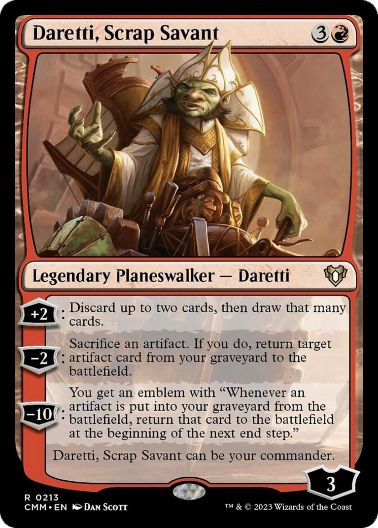 Daretti, Scrap Savant [Commander Masters] | Impulse Games and Hobbies