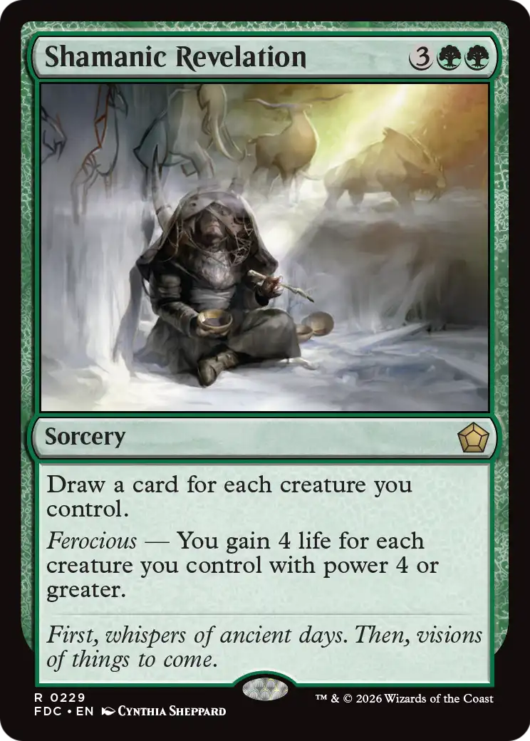 Shamanic Revelation [Foundations Commander] | Impulse Games and Hobbies