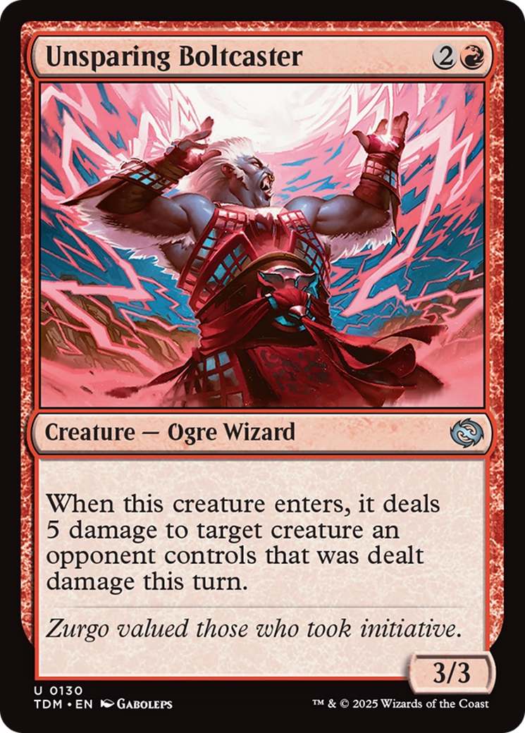 Unsparing Boltcaster [Tarkir: Dragonstorm] | Impulse Games and Hobbies