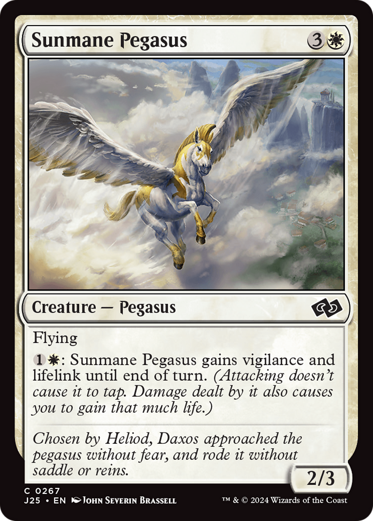 Sunmane Pegasus [Foundations Jumpstart] | Impulse Games and Hobbies