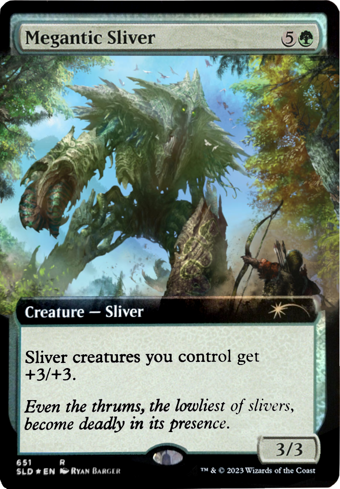 Megantic Sliver (Extended Art) [Secret Lair Drop Promos] | Impulse Games and Hobbies