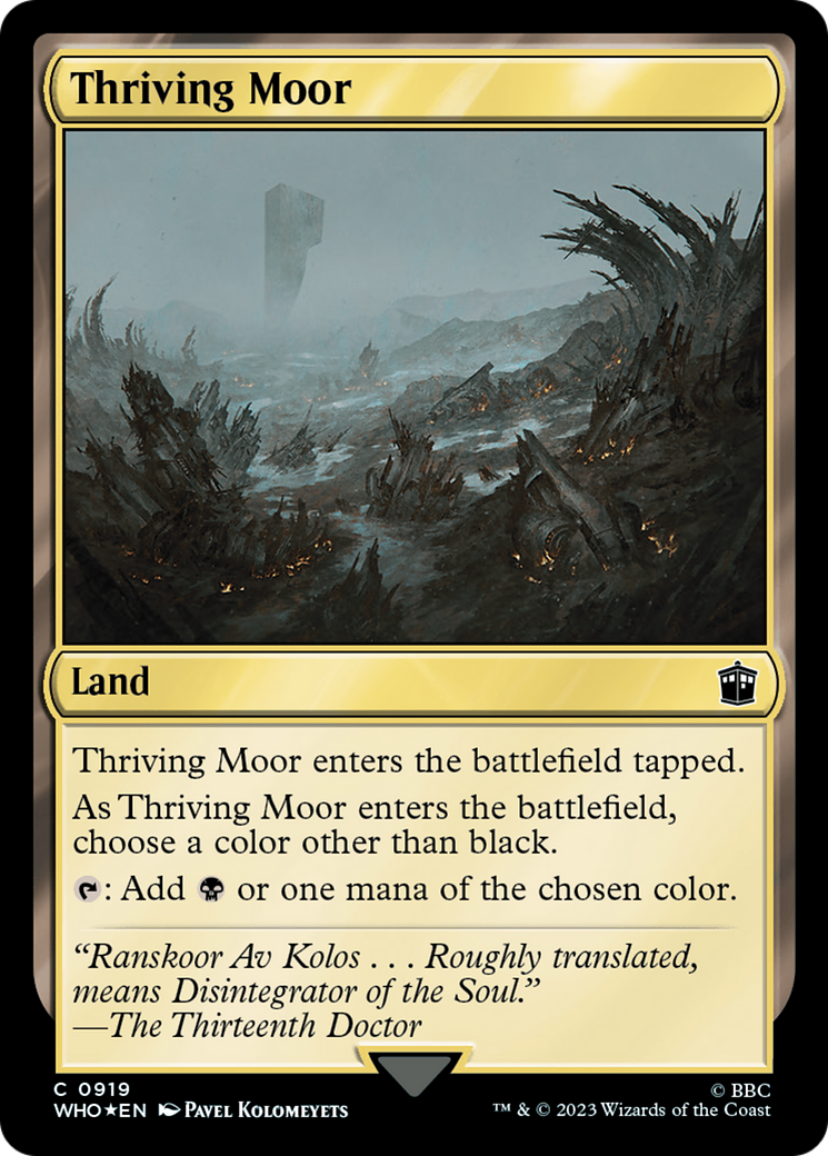 Thriving Moor (Surge Foil) [Doctor Who] | Impulse Games and Hobbies