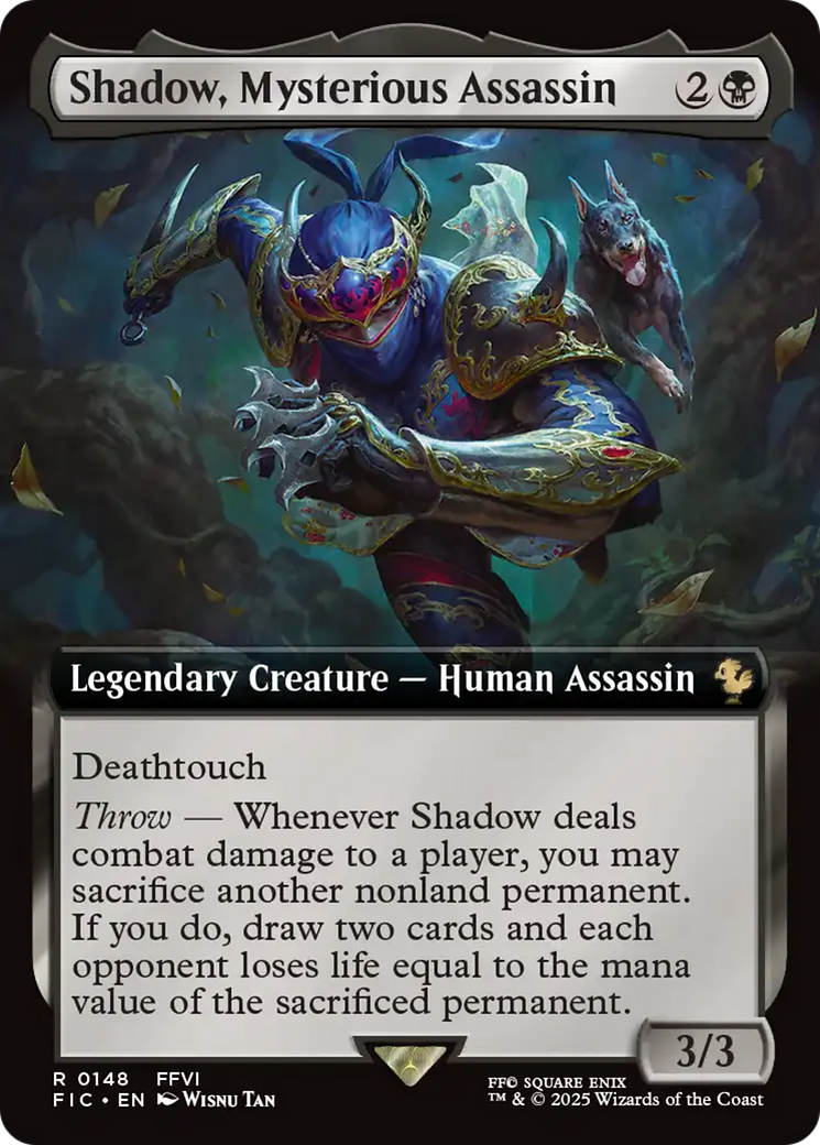 Shadow, Mysterious Assassin (Extended Art) [FINAL FANTASY Commander] | Impulse Games and Hobbies