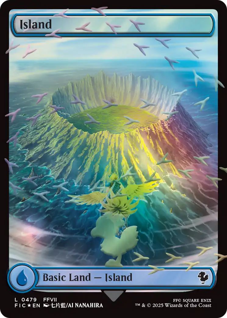 Island (Chocobo Track Foil) [FINAL FANTASY Commander] | Impulse Games and Hobbies