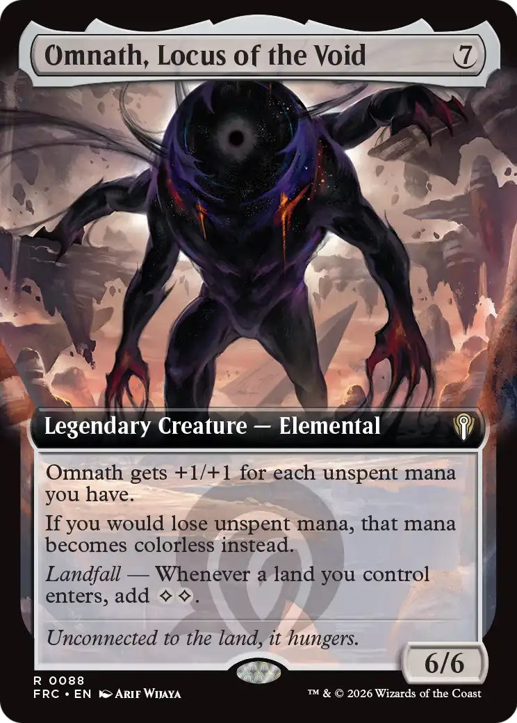 Omnath, Locus of the Void (Extended Art) [Reality Fracture Commander] | Impulse Games and Hobbies
