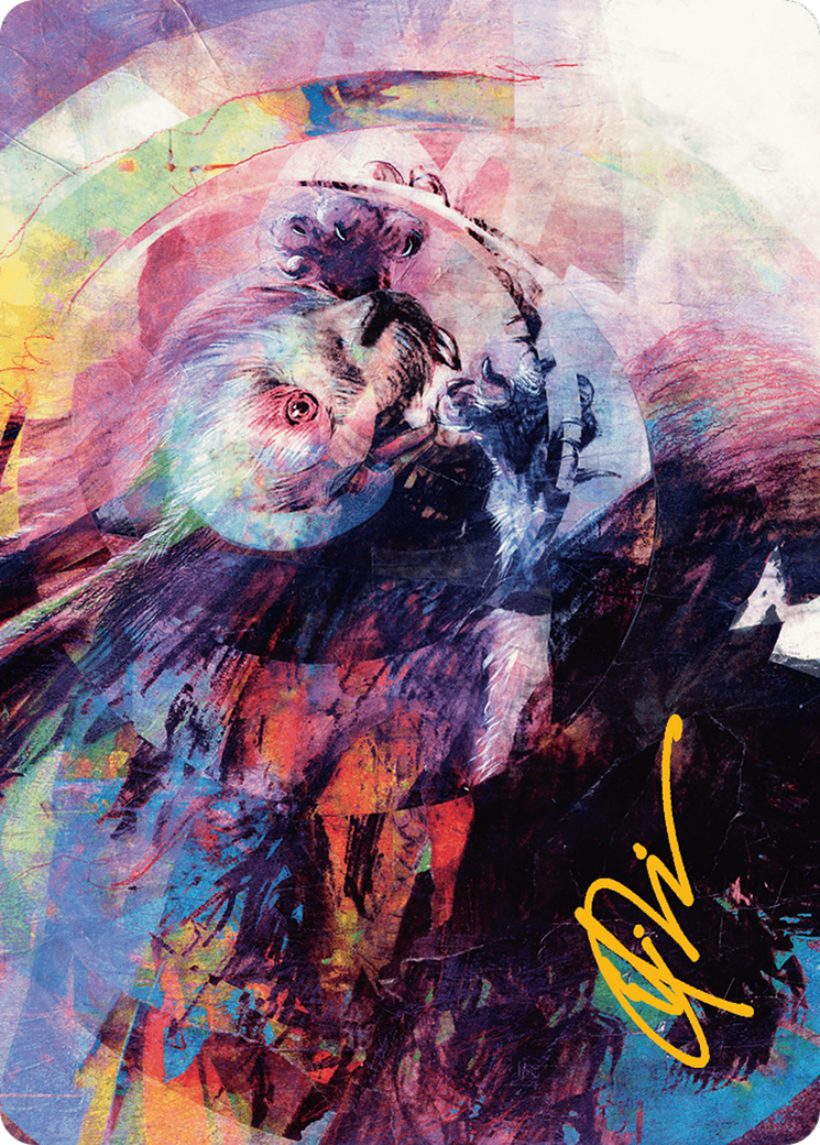 Psychic Whorl Art Card (Gold-Stamped Signature) [Bloomburrow Art Series] | Impulse Games and Hobbies