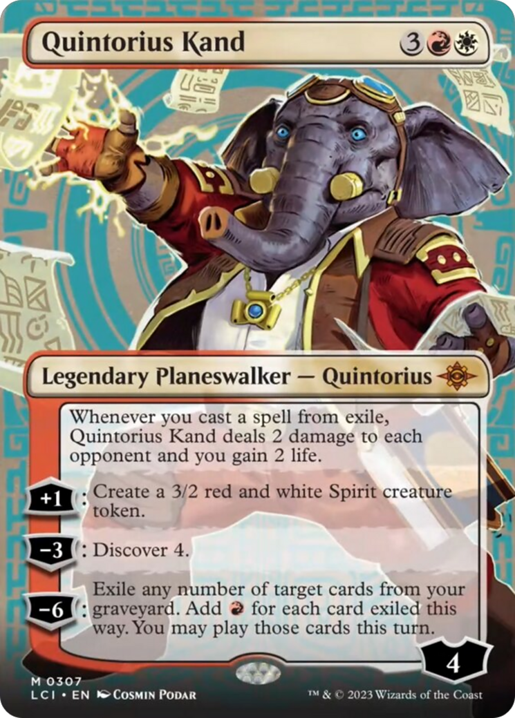 Quintorius Kand (0307) (Borderless) [The Lost Caverns of Ixalan] | Impulse Games and Hobbies