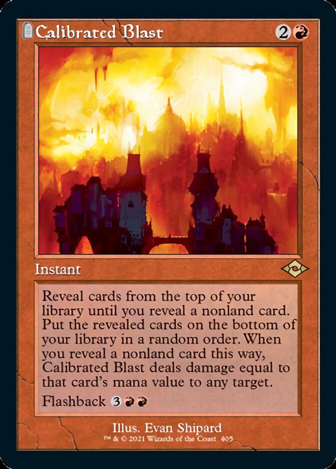 Calibrated Blast (Retro Foil Etched) [Modern Horizons 2] | Impulse Games and Hobbies