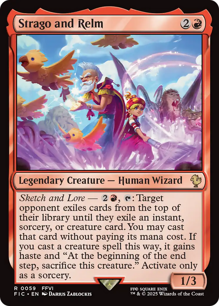 Strago and Relm [FINAL FANTASY Commander] | Impulse Games and Hobbies